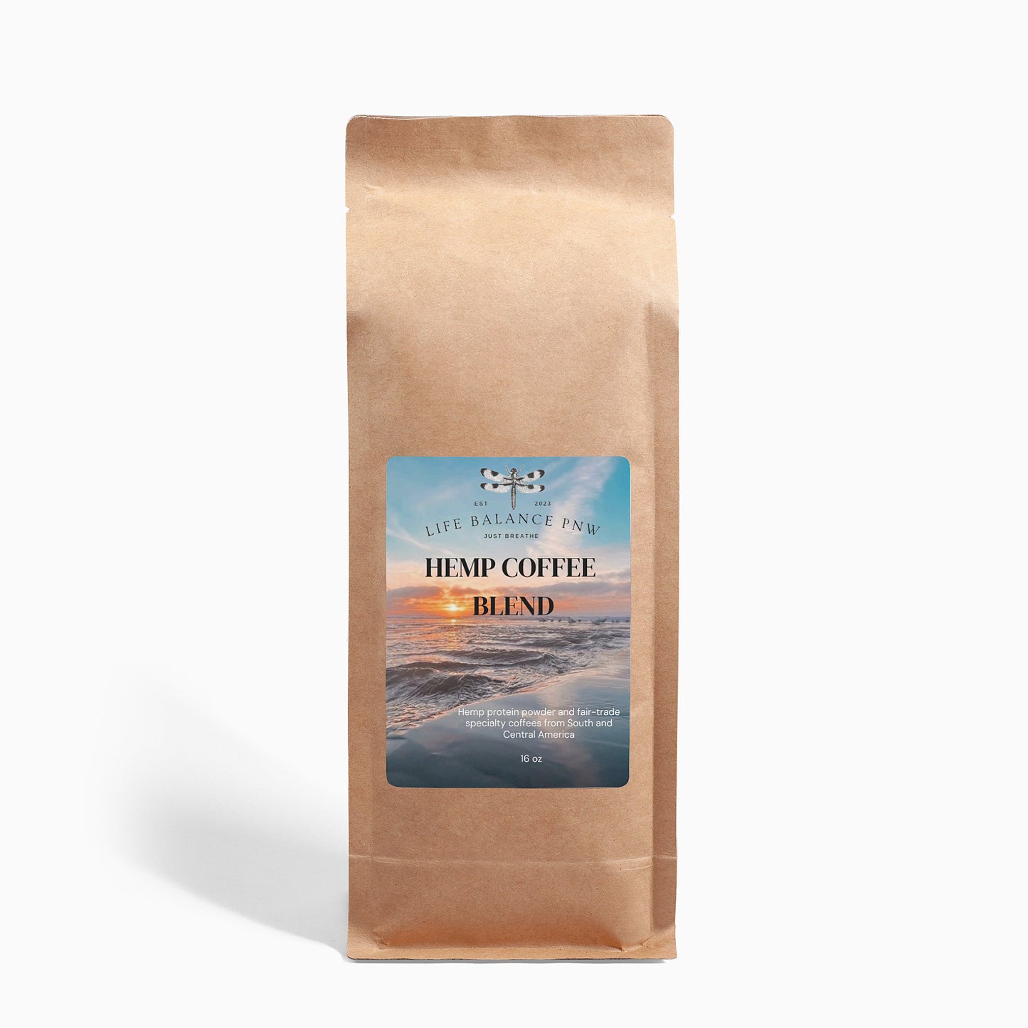 Hemp Coffee Blend - Medium Roast 16oz